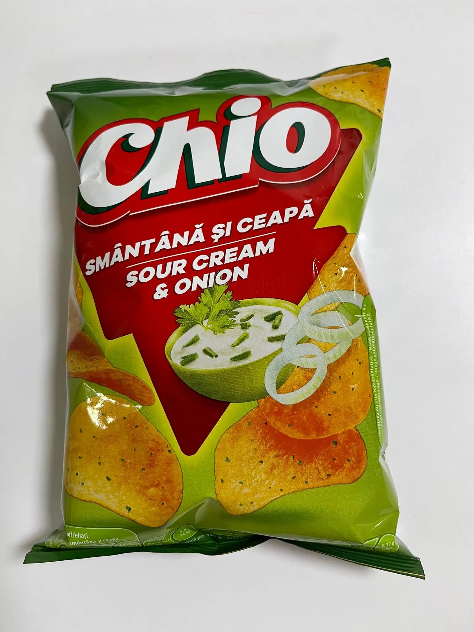 Chio Patata con sabor nata y cebolla Alimentacion Alicia - Sabores del Este Polska & Romania Market