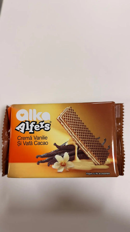 Alka  Barquillo con Crema de Vainilla y Cacao Alimentacion Alicia - Sabores del Este Polska & Romania Market